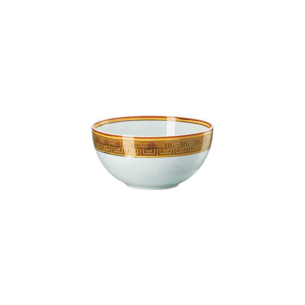 Versace Medusa Amplified Orange Coin Soup Bowl 6 inch, 28 oz