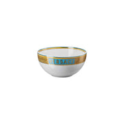 Versace Medusa Amplified Blue Coin Soup Bowl â€“ Luxury 15.5 cm Porcelain Tableware
