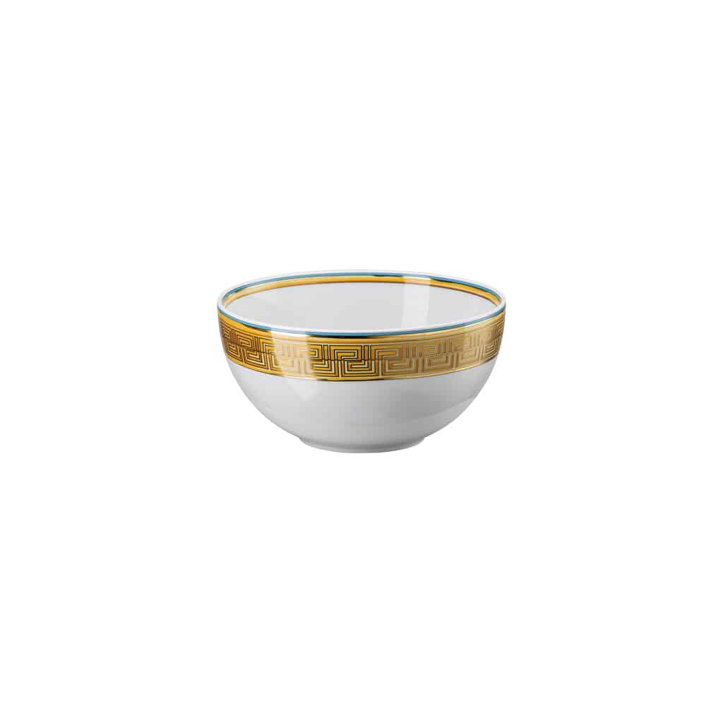 Versace Medusa Amplified Blue Coin Soup Bowl 15.5 cm