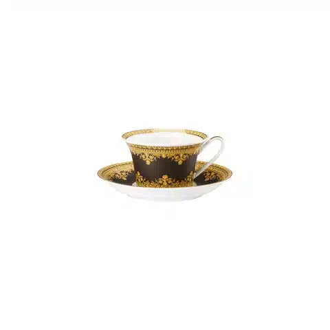 Baroque Nero Cup/Saucer 4 low