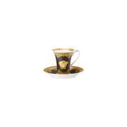 Baroque Nero Cup/Saucer 2 tall