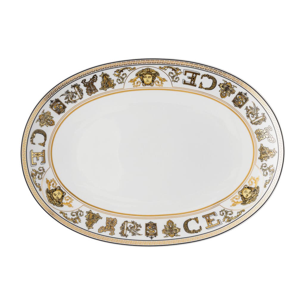 Virtus Gala White Platter 33cm