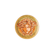 Versace Medusa Amplified Orange Coin Bread and Butter Plate â€“ 6 2/3 inch Luxury Porcelain