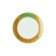 Versace Medusa Amplified Green Coin Plate 21 cm â€“ Luxury Porcelain Tableware