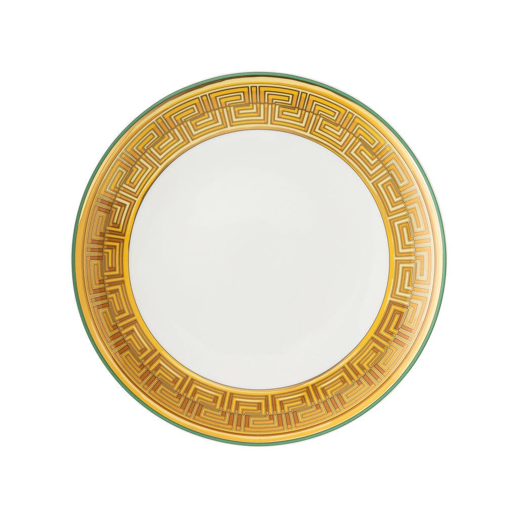 Versace Medusa Amplified Green Coin Dinner Plate â€“ 28 cm Luxury Porcelain