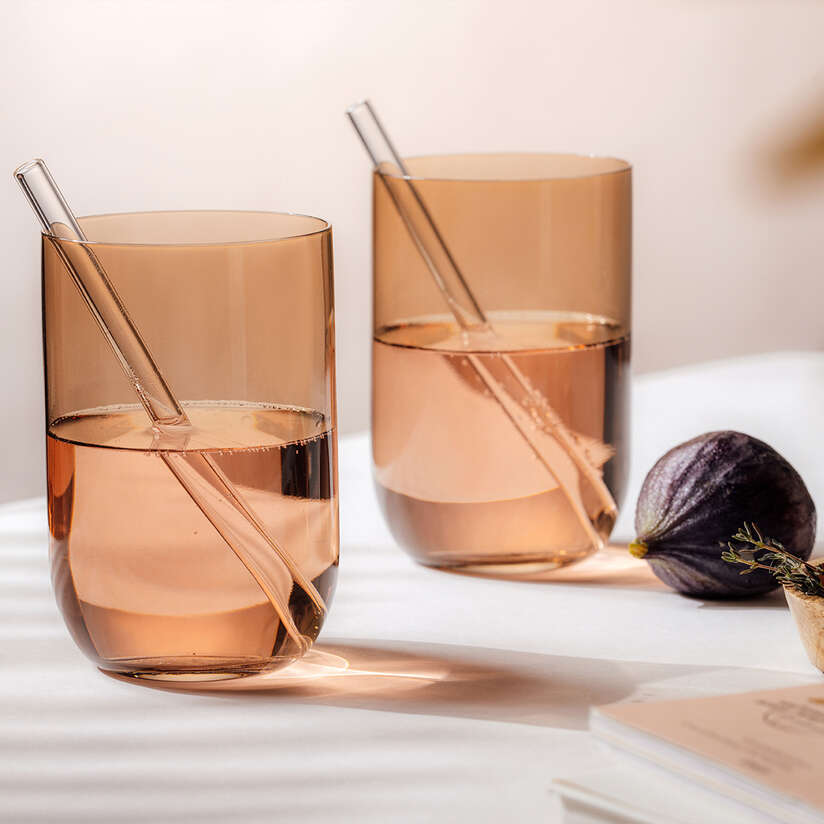 Villeroy &â€¯Boch Likeâ€¯Clay Longdrink Glass Set 2 pcs 380â€¯ml