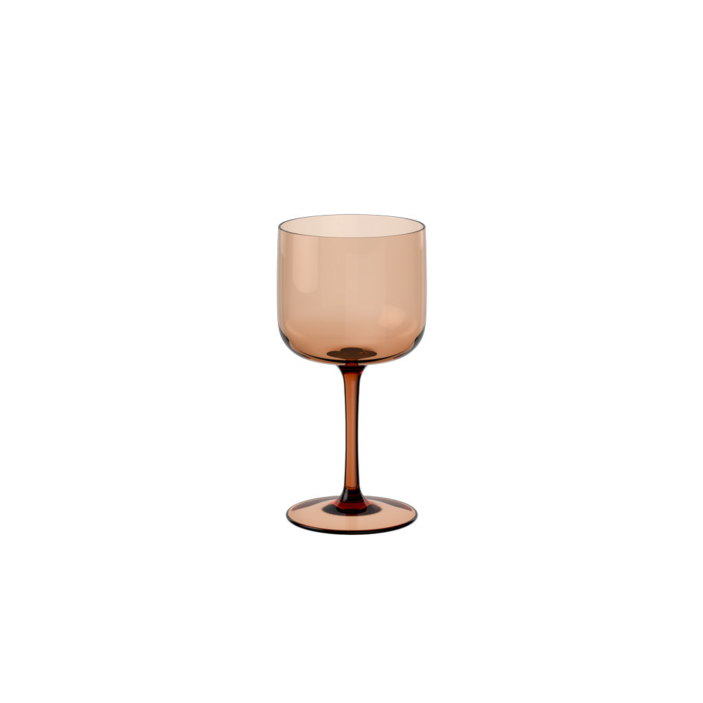 Villeroy & Boch Like Clay luxury crystal wine goblet set 2 pcs clay brown 200ml