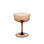 Villeroy & Boch Like Clay luxury champagne bowl set 2 pcs crystal clay brown 120ml