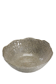 IVV Diamante Salad Bowl 28 cm - Beige Chrome