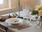 Silver Paisley Dinner SET 113 pcs
