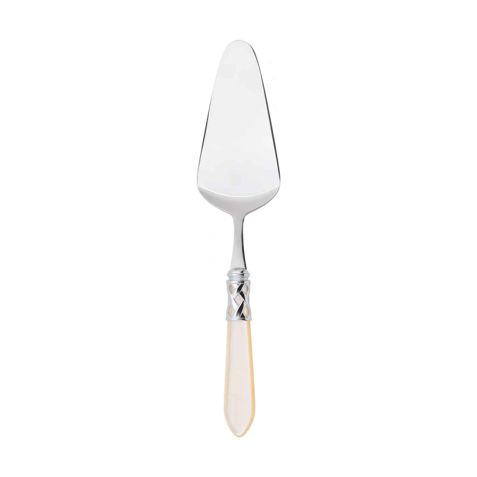 ALAD.CR CAKE SERVER IVORY MP