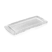 IVV All In One clear glass rectangular tray 45Ã—22â€¯cm luxury pressed glass