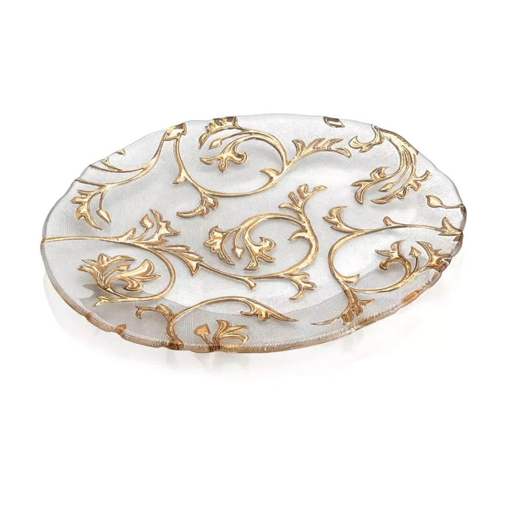 BISANZIO OVAL PLATCLEAR/ GOLD