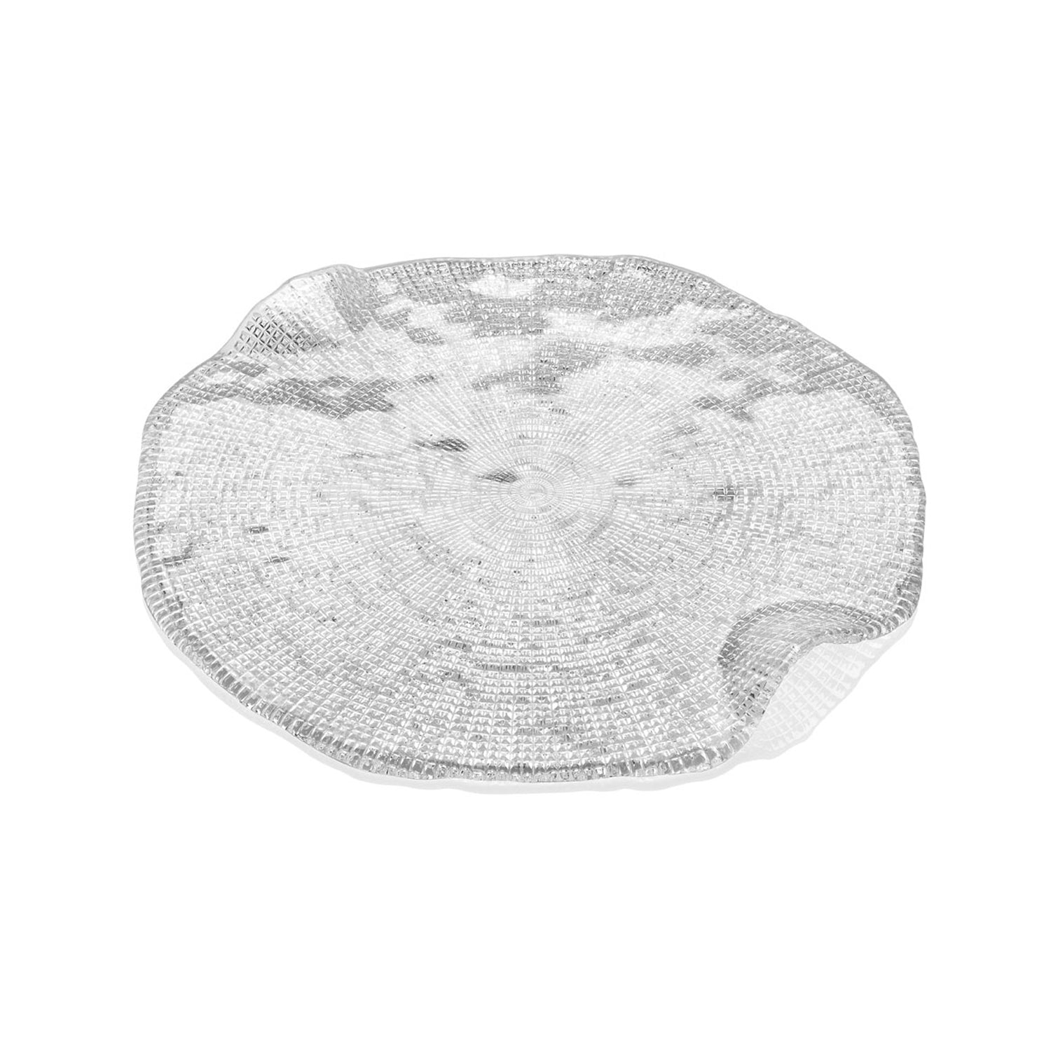 Diamante chese plat 32cm clear