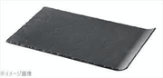 BASALT RECT.PLATE CURVED EDGE