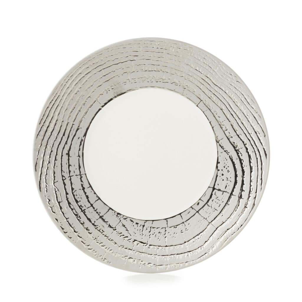 ARBORESCENCE PLATE 31CM Silver