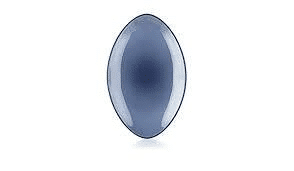 OVAL PLATE 35CM Cirrus Blue