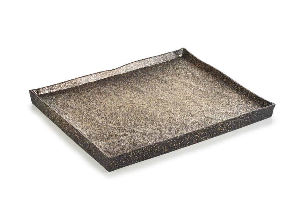 SOLSTICE RECT PLATE 21CM Gold