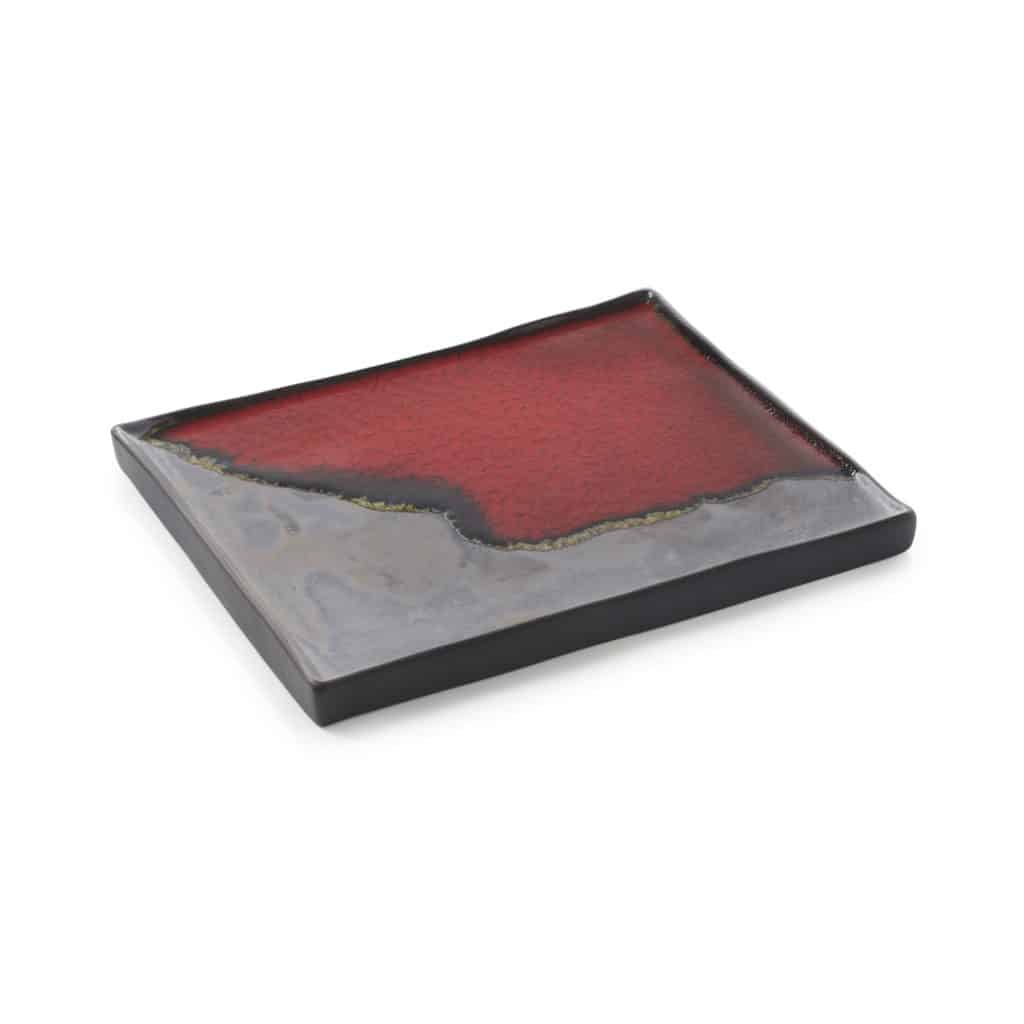 SOLSTICE RECT PLATE 21CM Storm