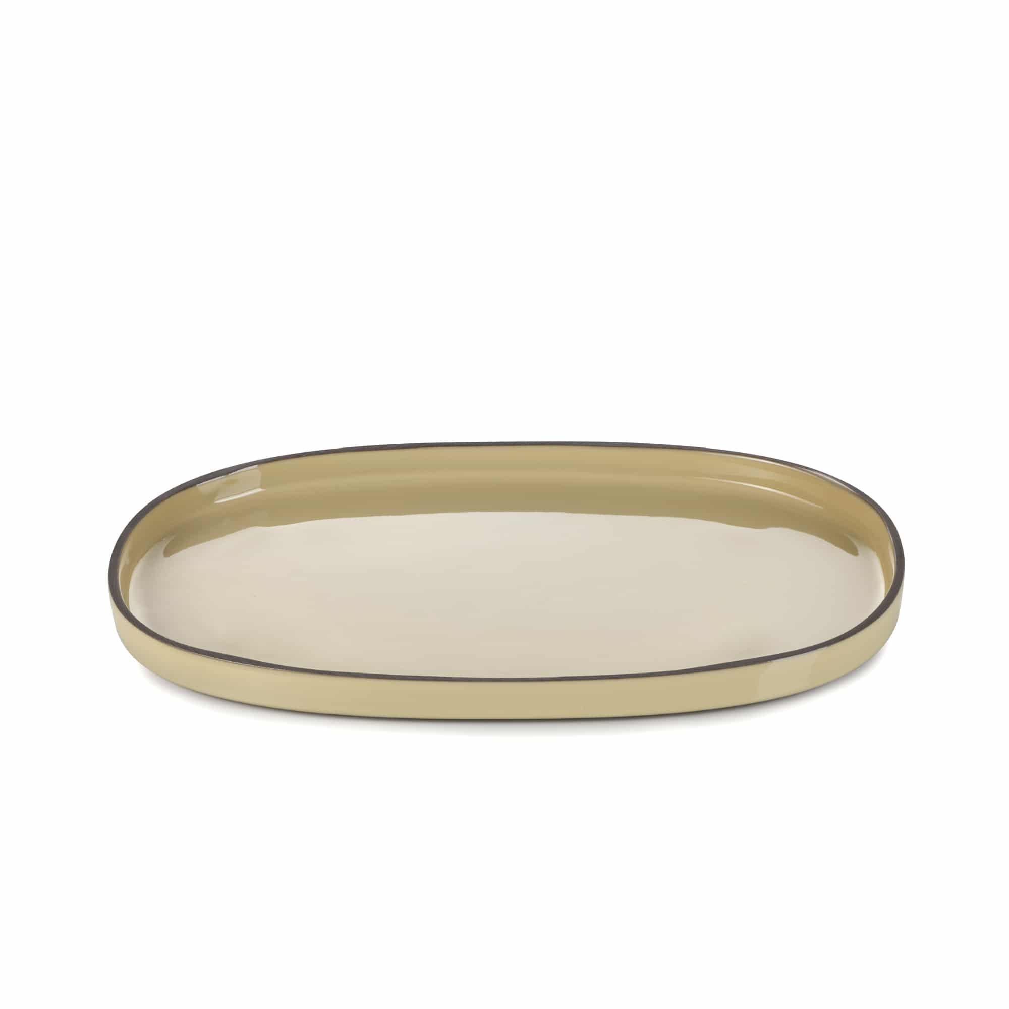 CARACTERE OVAL PLATE Nutmeg