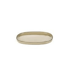 CARACTERE OVAL PLATE Nutmeg