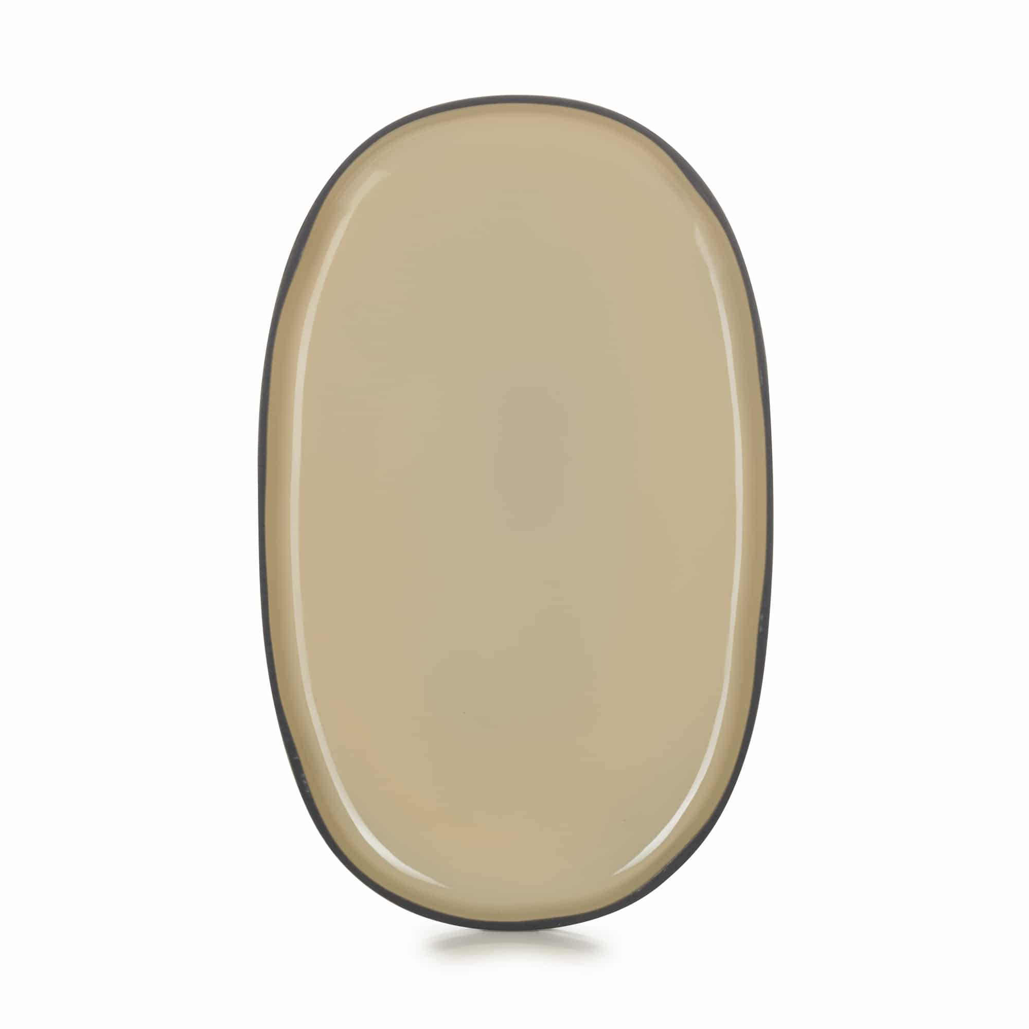 CARACTERE OVAL PLATE Nutmeg