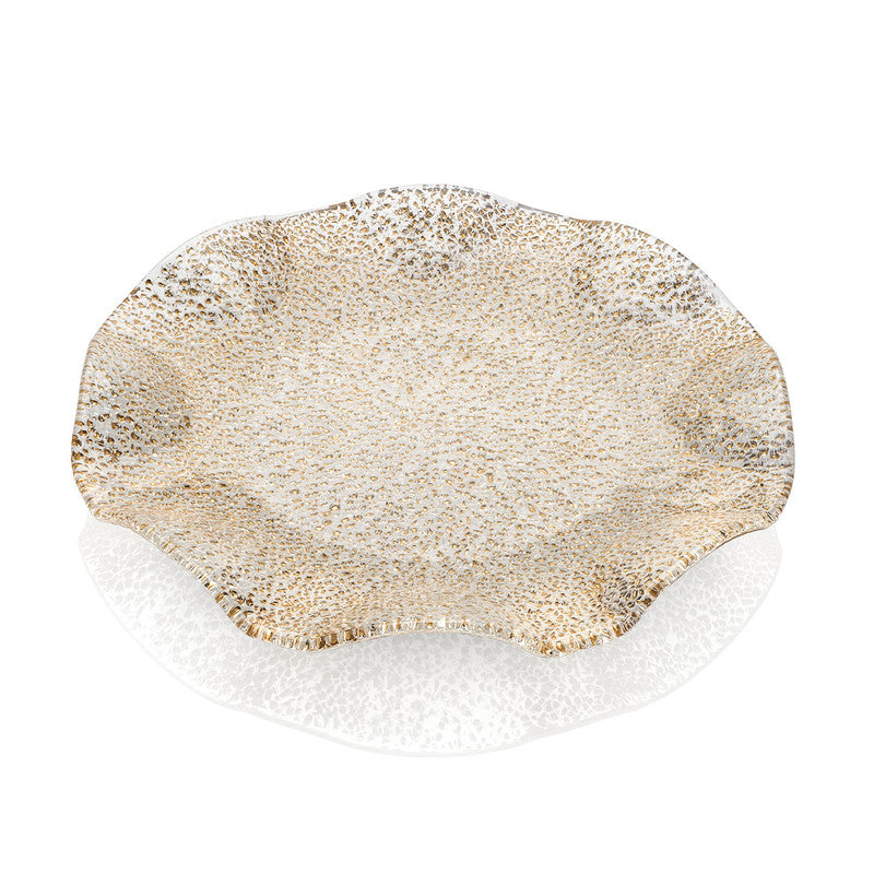 SPECIAL SCALLOPED PLATR 41GOLD