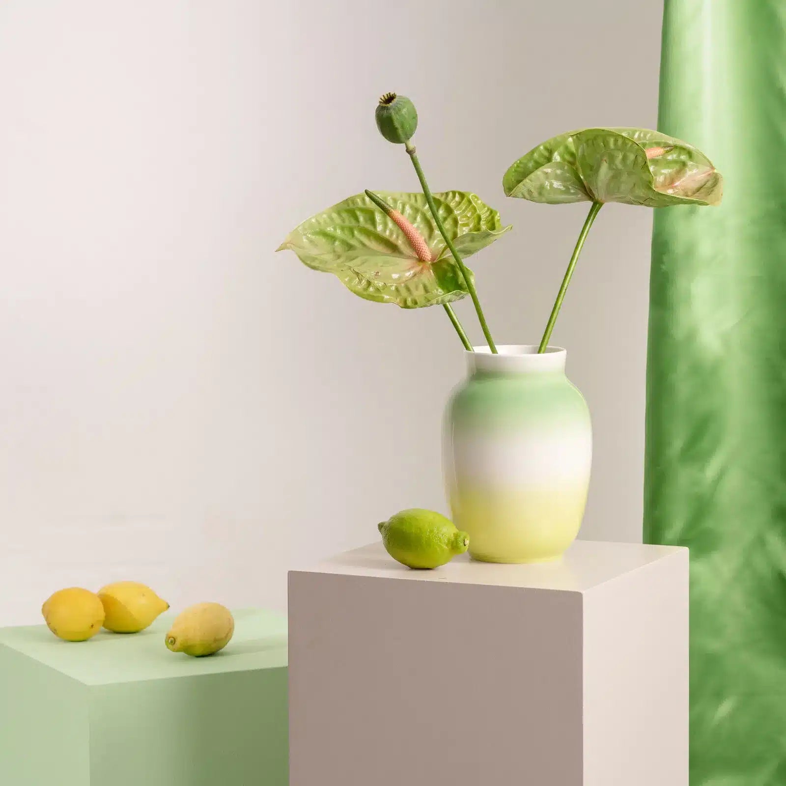 Balance Lime Vase 20 cm
