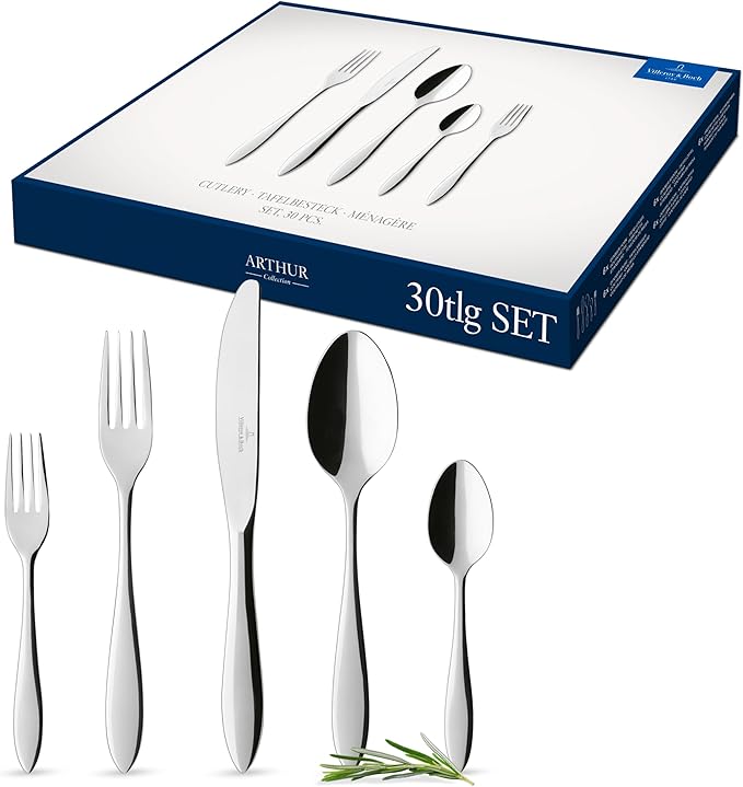 Villeroy & Boch Arthur Cutlery Set 30pcs Stainless Steel