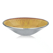 LIRICA BOWL Ø 25 CM. SILVER PLATED GOLD COLOR