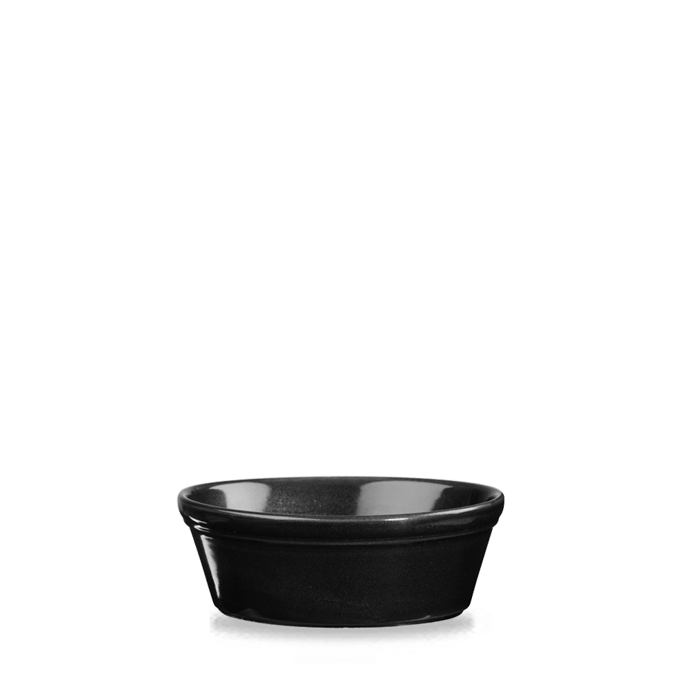 OYNX BLACK OVAL DISH15.2*11.3