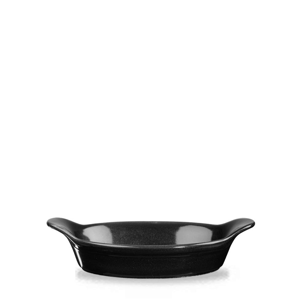 OYNX BLACK S ROUND DISH15*18cm
