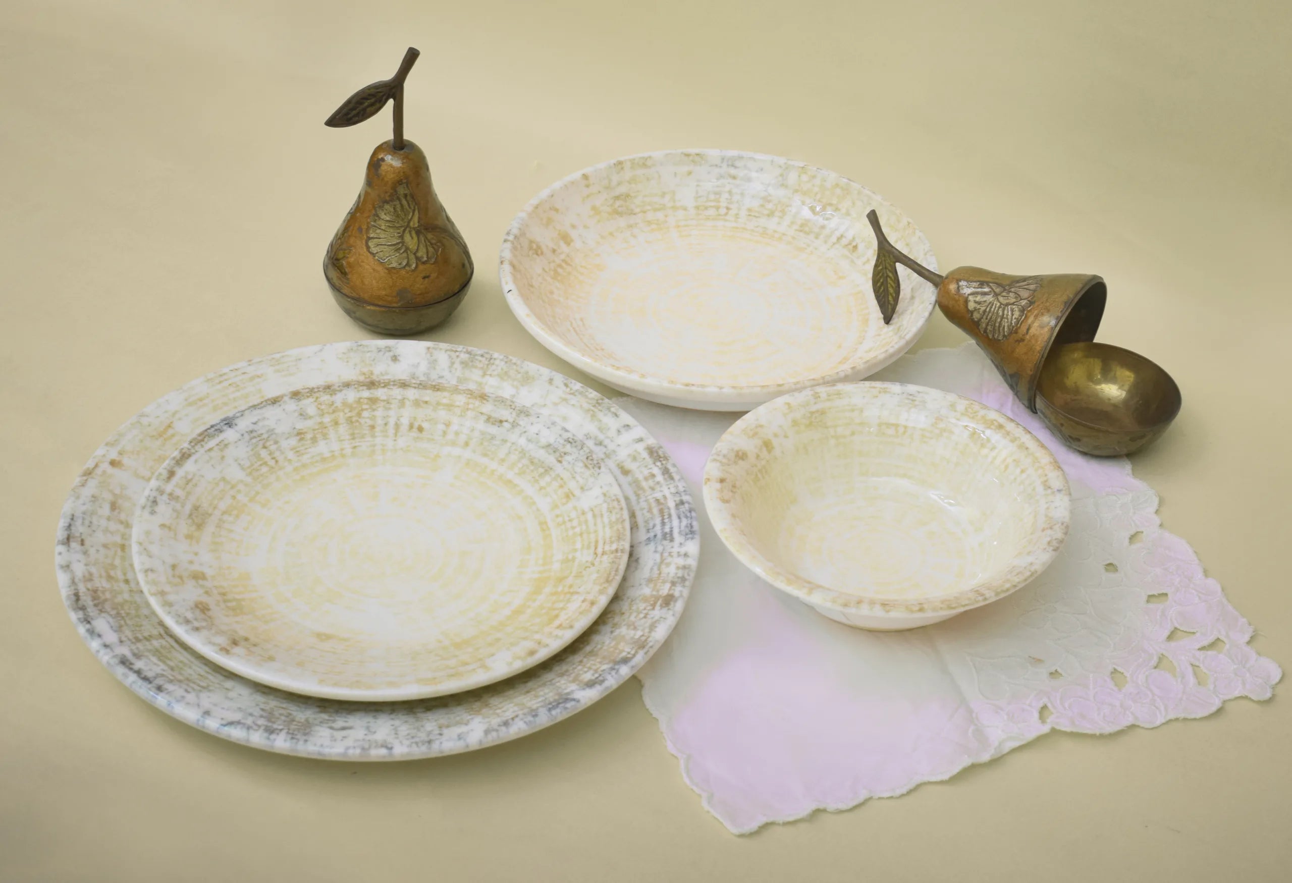 Cinnamon rect. plate 35x15 CM