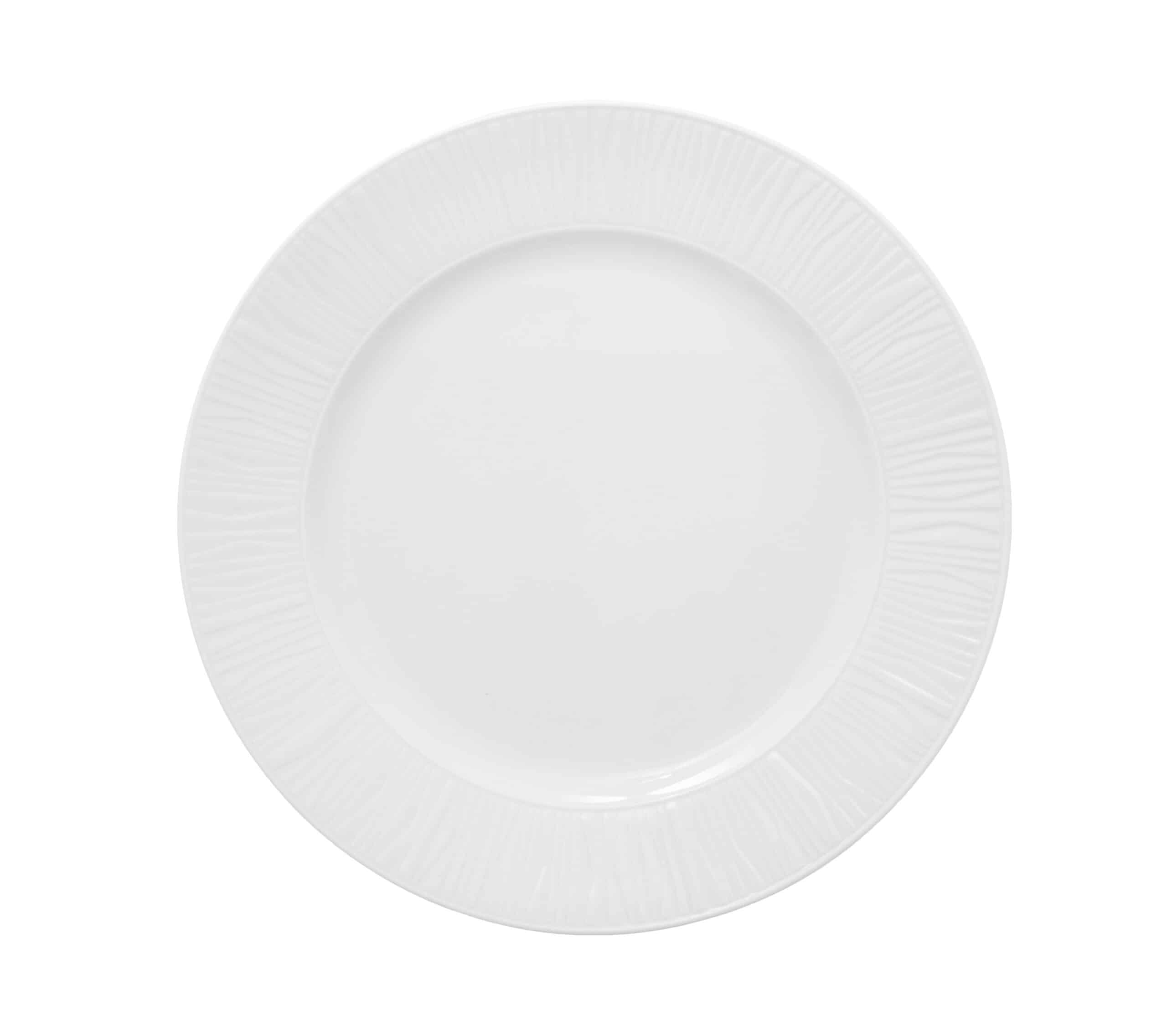 EMOTION 20CM.FLAT PLATE WHITE
