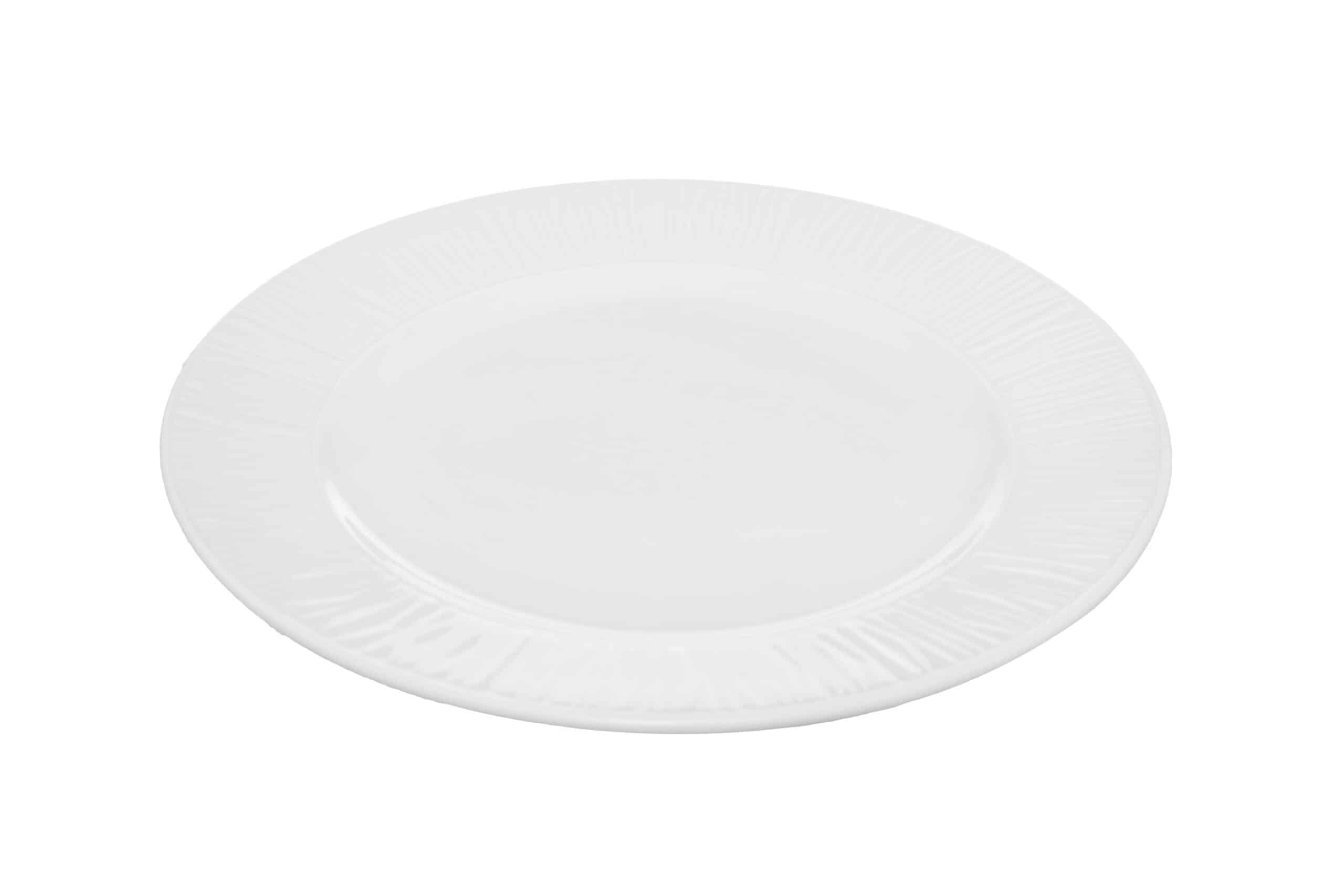 EMOTION 20CM.FLAT PLATE WHITE