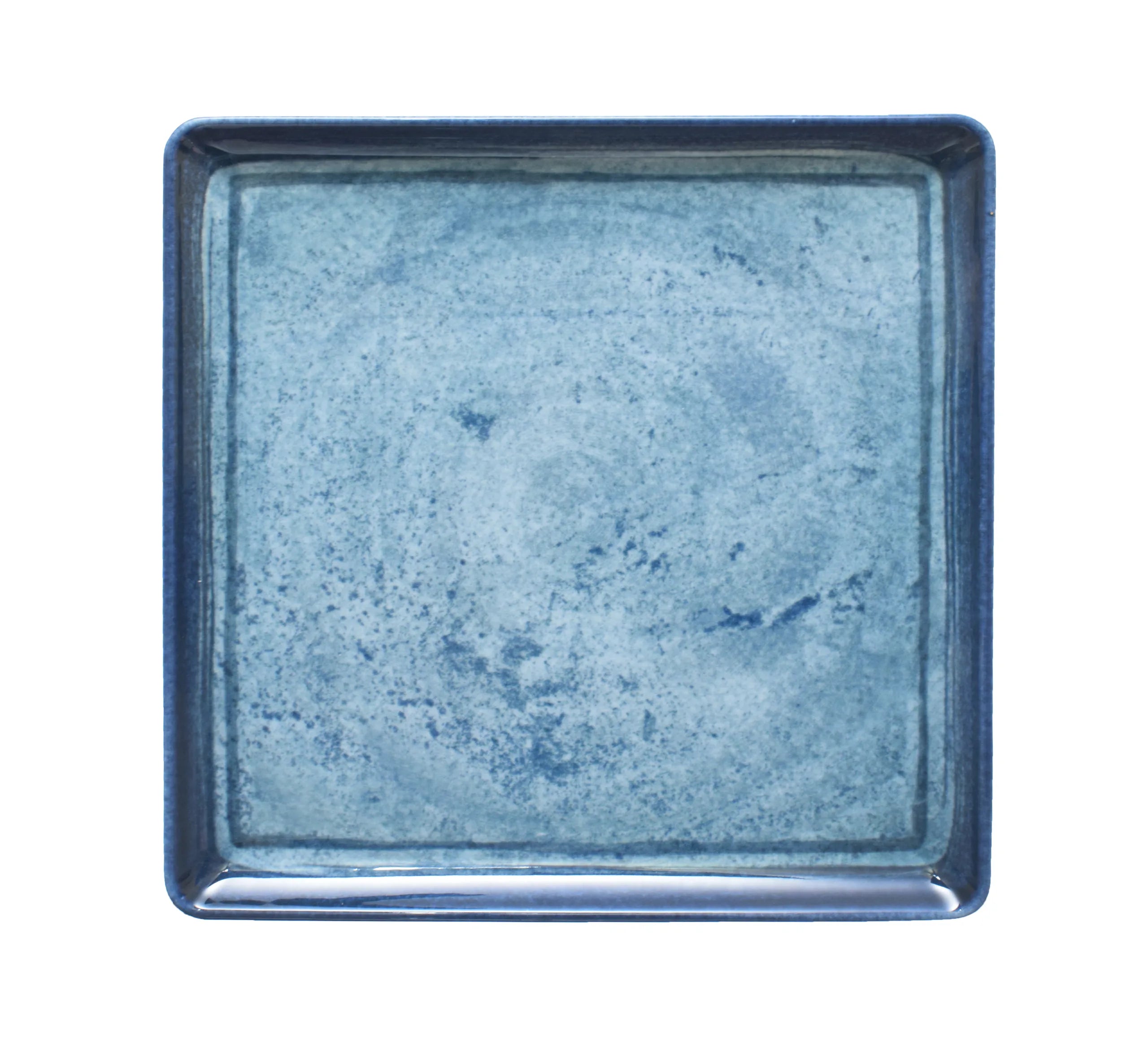 Blue Stone square plate27x27CM