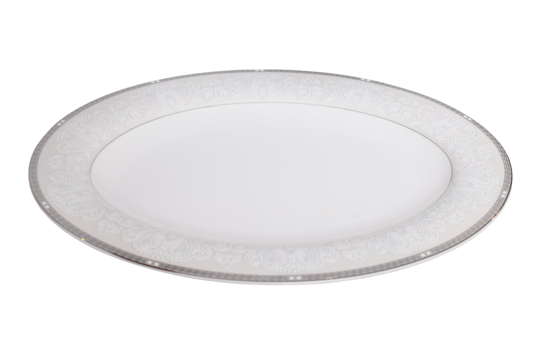 Oval Plater29.0X38.5 Cm.BL