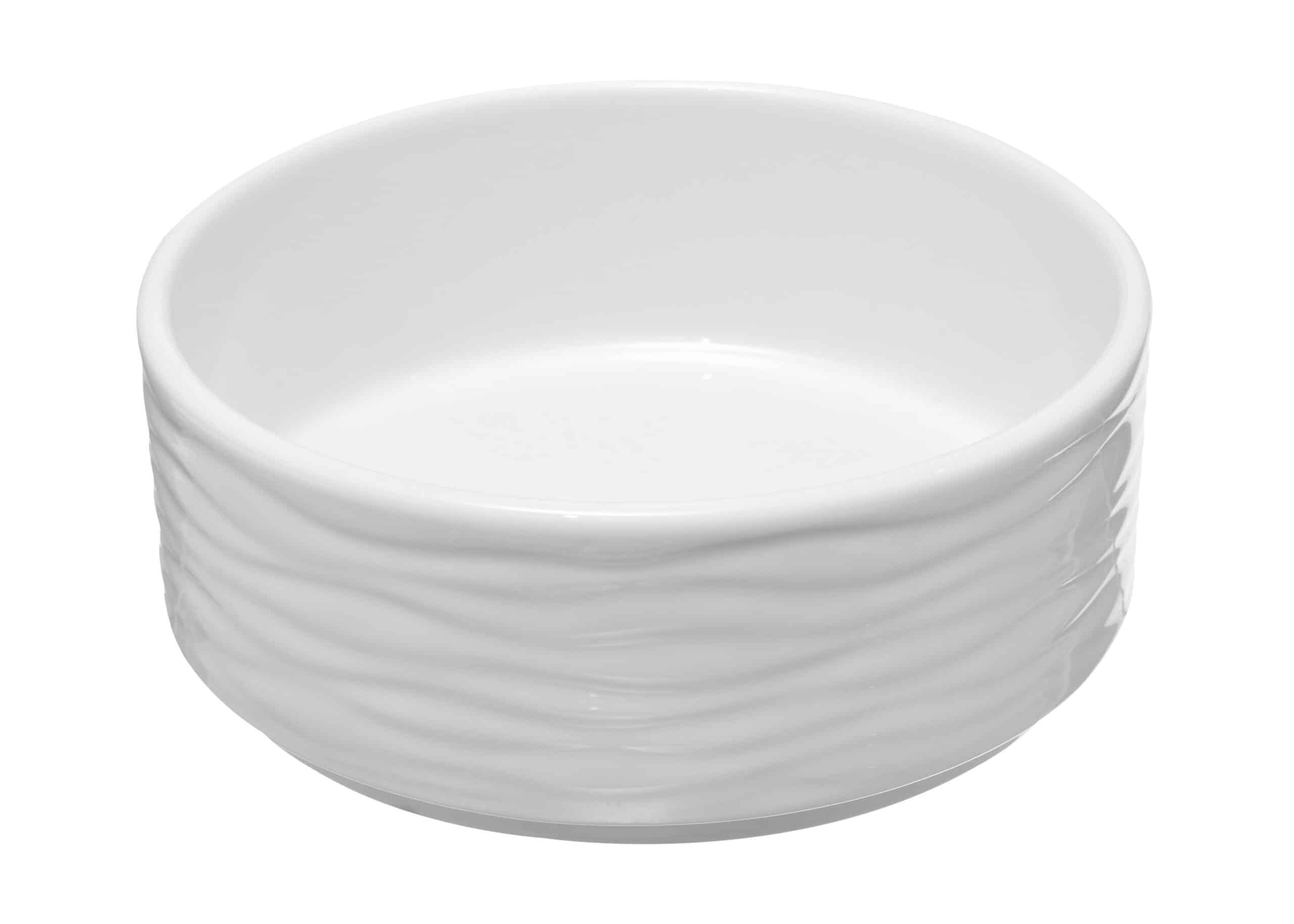 SEA WAVE BOWL WHITE 12 CM