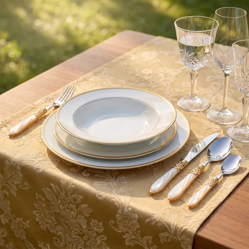 Bugatti Melodia Ivory 30-Piece Cutlery Set
