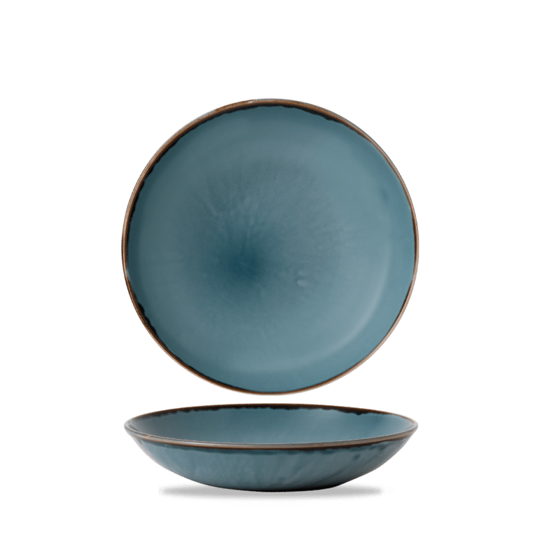HARVEST BLUE COUPE BOWL 25.3