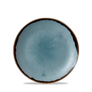 HARVEST BLUE COUPE PLATE 16.5