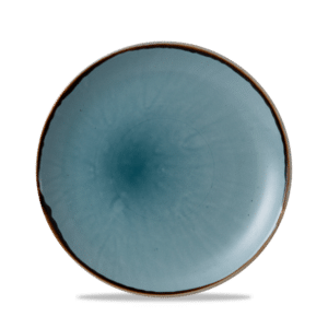 HARVEST BLUE COUPE PLATE 21.7