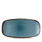 HARVEST BLUE OBLON PLATE29x15
