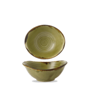 HARVEST GREEN DEEP BOWL17.4cm