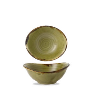 HARVEST GREEN DEEP BOWL17.4cm