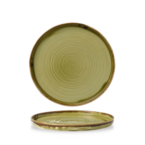 HARVEST GREEN WALLED PLAT 21