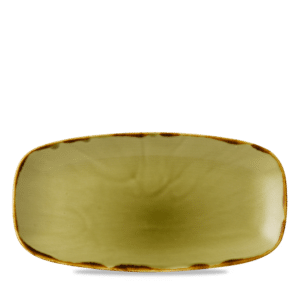 HARVEST GREEN PLATE29.8x15.3cm