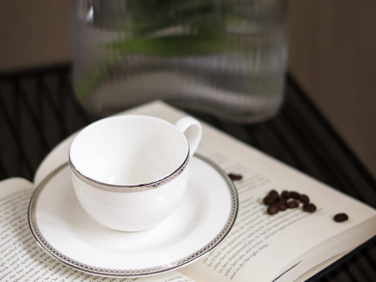 Silver Paisley Dinner SET 113 pcs