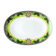 Versace Jungle Animalier 33 cm luxury oval porcelain platter multicolor serving dish
