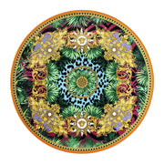 Versace Jungle Animalier Service Plate â€“ 33 cm Round Luxury Porcelain with Multicolour Jungle Design